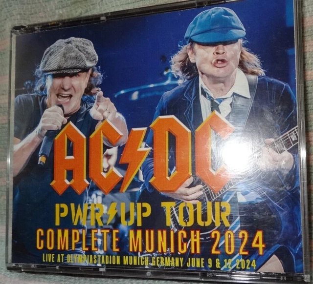 AC/DC &PWR UP Tour Complete Munich 2024 June 9 & June 12" 4CD FAT BOX