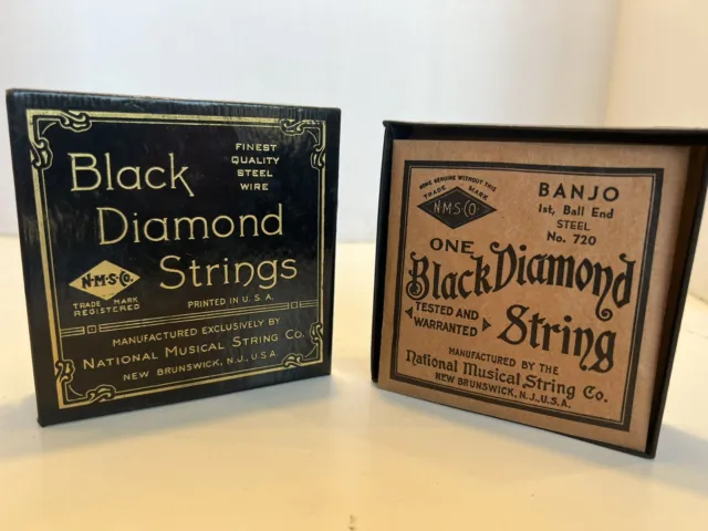 Black Diamond NMS Co Strings Vintage New Stock BANJO 1st, Ball End STEEL No. 720