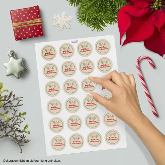 48 Weihnachtsaufkleber Geschenk Aufkleber Etiketten Weihnachten Xmas Sticker 2
