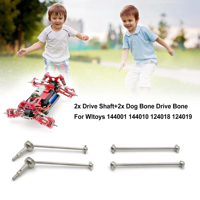 SING F LTD Lot de supports de direction en métal en alliage d'aluminium gauche et droite pour voiture télécommandée compatible avec Wltoys 1/14 144001 144002 1/12 124016 124017 124018 124019 Voiture