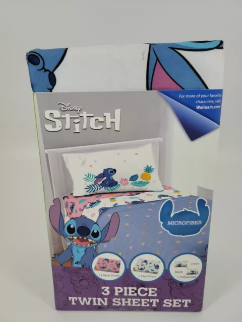 Disney Lilo & Stitch Sheet Set – Twin NEW Microfiber Oeko-Tex Standard 100 Rare