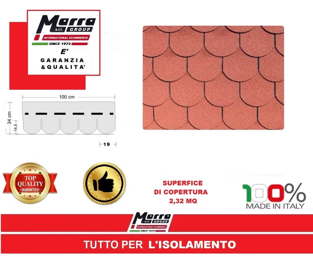Tegole Canadesi Bituminose Marra Edile - 2.32 Mq Per Tetti E Gazebo - Foto 8