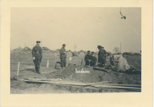 Foto Russland-Feldzug-Orel-Орёл-Stellugs-Bau   2.WK  (3073)