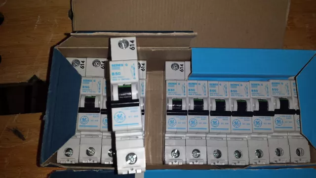 Ge Series G 50A Type B, Single Pole  Mcb Circuit Breaker 50Amp Brand New