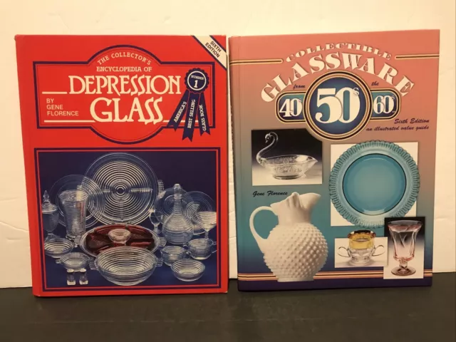 Collector’s Encyclopedia of Depression Glass/ Glassware from 40s,50s, 60s Books