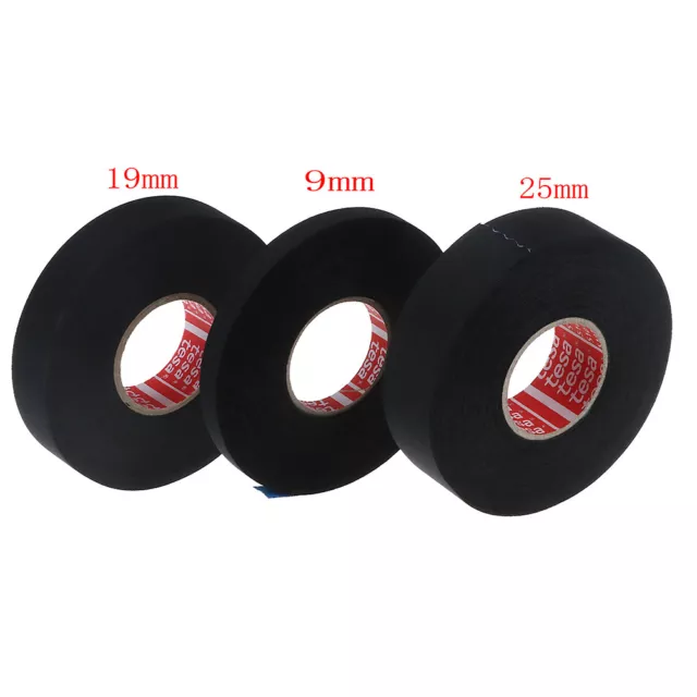 Tesa tape 51036 adhesive cloth fabric wiring loom harness 9mm x 25m 19mm x.zy
