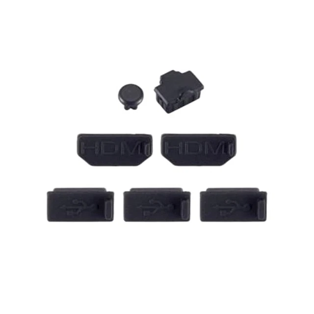 7 in 1 Dustproof Silicone Plugs Interfaces Dirt Prevention Cover for XB One X