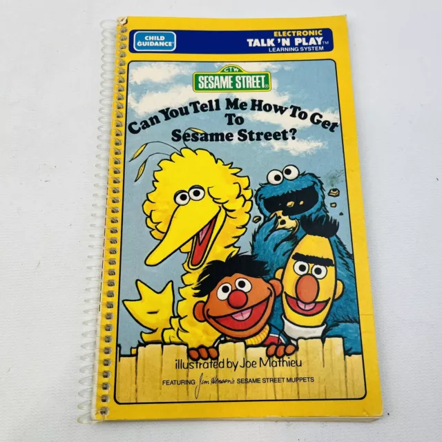CAN YOU TELL Me How To Get To Sesame Street Book Only Talk 'n Play ...