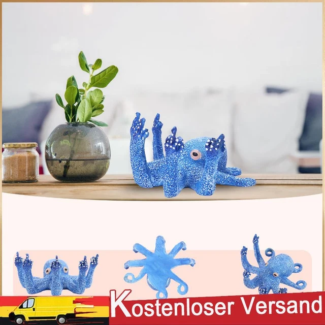 Luminous Marine Life Sculpture Ornaments Resin Home Decor for Office Living Room