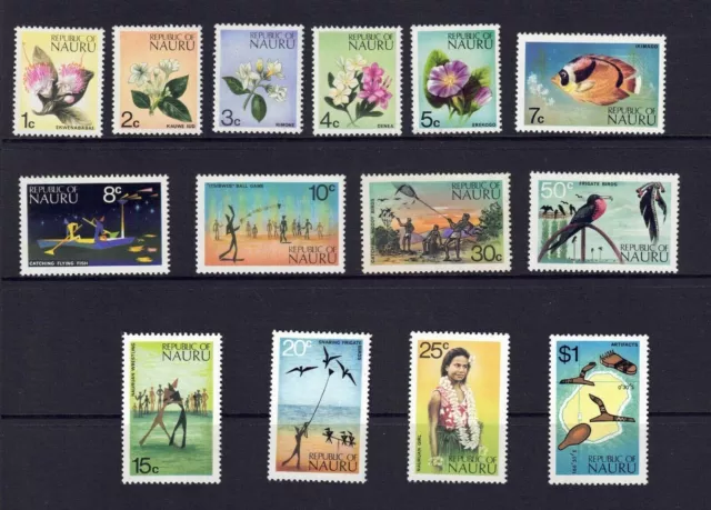 Mint 1973 Nauru Definitives Stamp Set