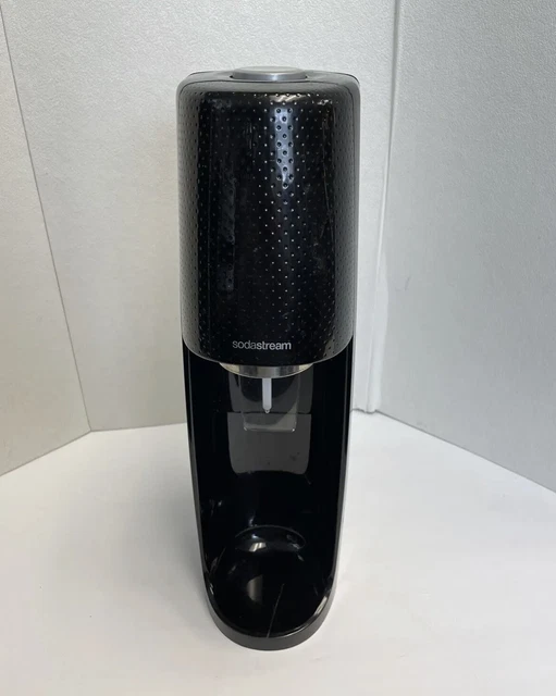 SodaStream SPT-001 Sparkling Water Machine BLACK Tested Working Pop Soda Maker