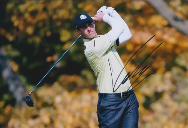 Nicolas COLSAERTS SIGNED Autograph 12x8 Photo AFTAL COA Ryder Cup MEDINAH Golf