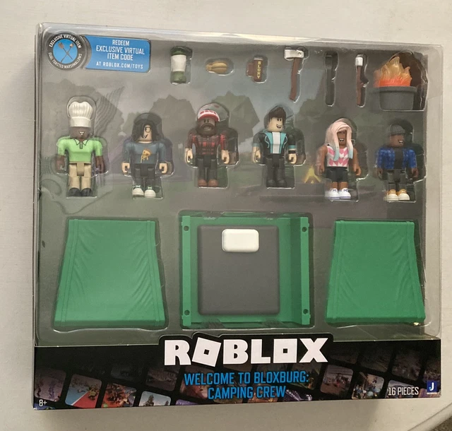 ROBLOX WELCOME TO Bloxburg Camping Crew Set 16 Pcs Brand New Sealed $26 ...