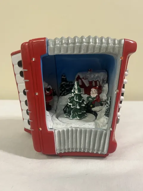 Pan Asian Creation Limited Lighted Animated Musical Accordion Xmas Works