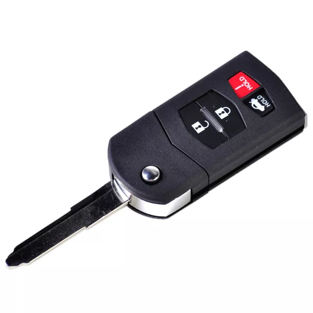 4 Button Folding Remote Keyless Key Shell Case Fob Housing pour Mazda 3 6 MX5 Lp 2