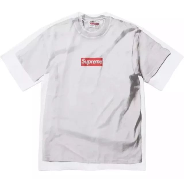 Supreme x MM6 Maison Margiela Box Logo T-Shirt weiß Größe Medium (M)