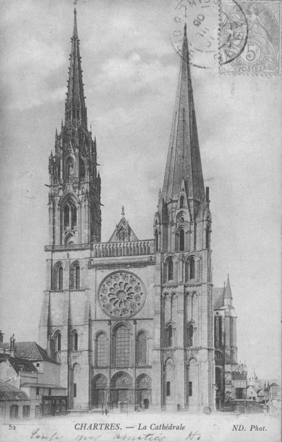 CPA 28 - CHARTRES : LE CHÂTEAU D'AUNEAU, LA POTERNE et la TOUR (EURE-et-LOIR