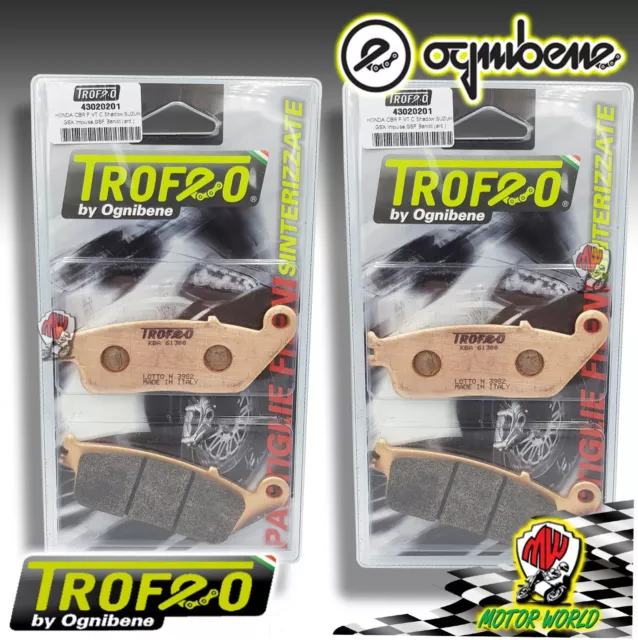 Kit Pastiglie Freno Anteriore Sinterizzate Kawasaki Z750 2010 2011 2012 Z 750