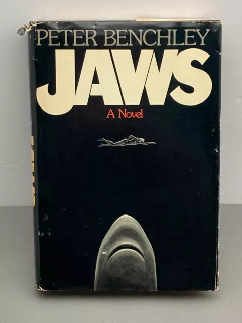 JAWS Peter Benchley 1974 Doubleday Hardbound Book