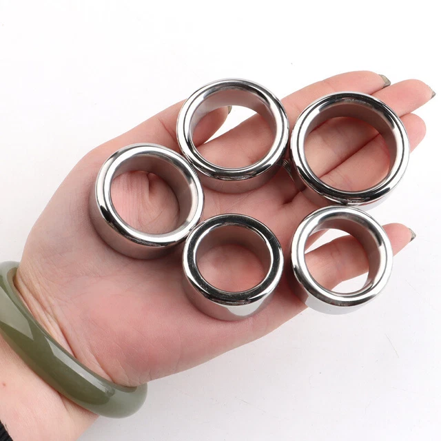 STAINLESS STEEL COCK scrotum ring Stretch Ball Stretcher 5 Size 22mm