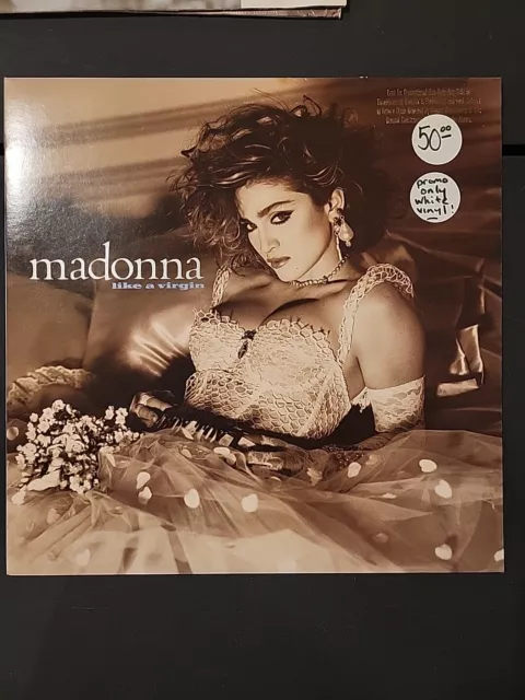 Madonna Like A Virgin White Promo 12"  Vinyl Lp