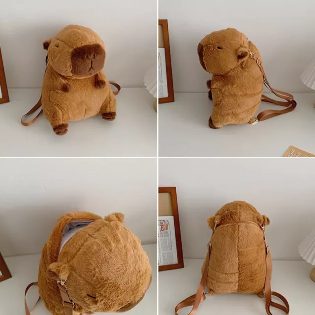 FUNNY CAPYBARA PLUSH Backpack Cute Tote Bag New Capibala Crossbody Bag ...