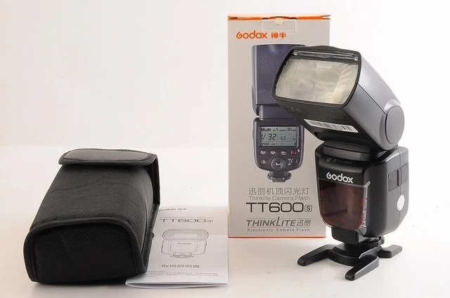 【ALMOST UNUSED TOP MINT+】GODOX TT600S Thinklite Flash Wireless Speedlight JAPAN