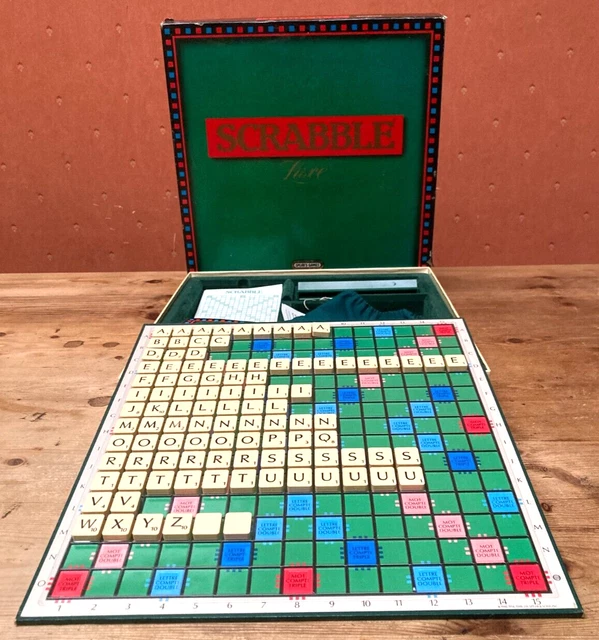 Scrabble de luxe plateau tournant d'occasion - Jeux & Jouets
