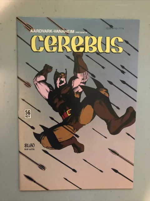 Cerebus the Aardvark #56 1st Appearance normalman Valentino Wolveroach Key Issue