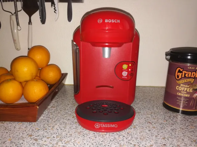 Machine à café Rouge " Tassimo " 🌸 BOSCH 🌸 Vivy 2 TAS1403 Capsules 0,7L  1300W
