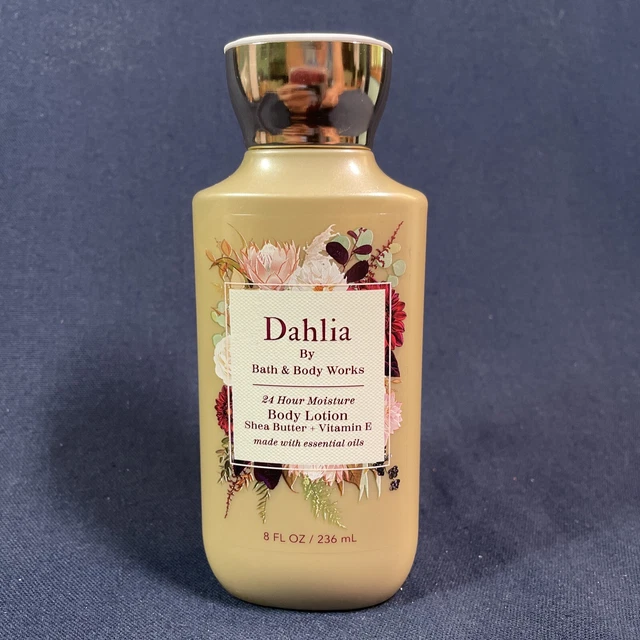 Bath & Body Works Dahlia Body Lotion -24 Hr Moisture 8 Oz New