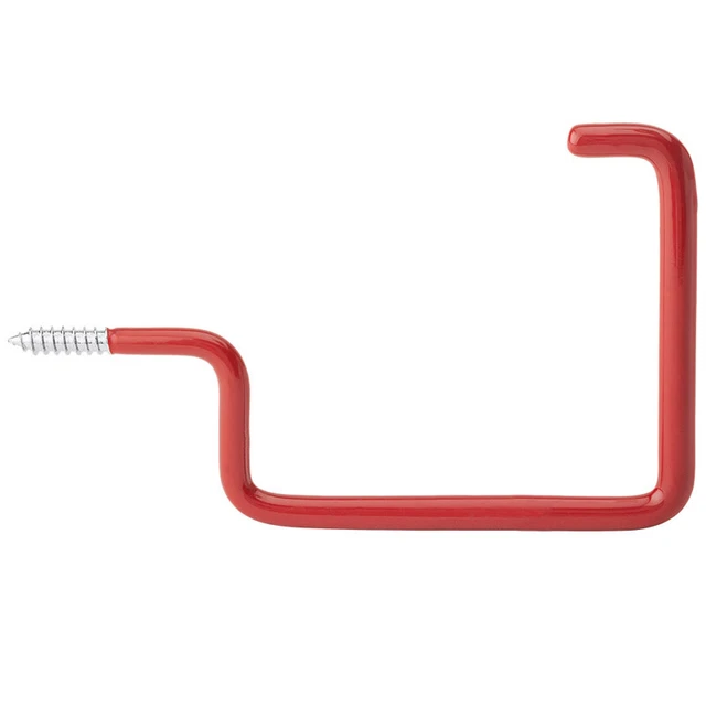 National Hardware N271-013 Steel Red Vinyl Coated Large Storage Screw Hooks