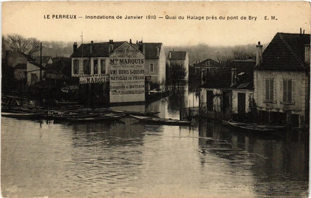 CPA Le Perreux - Quai du Halage pres du pont de Bry (275188)