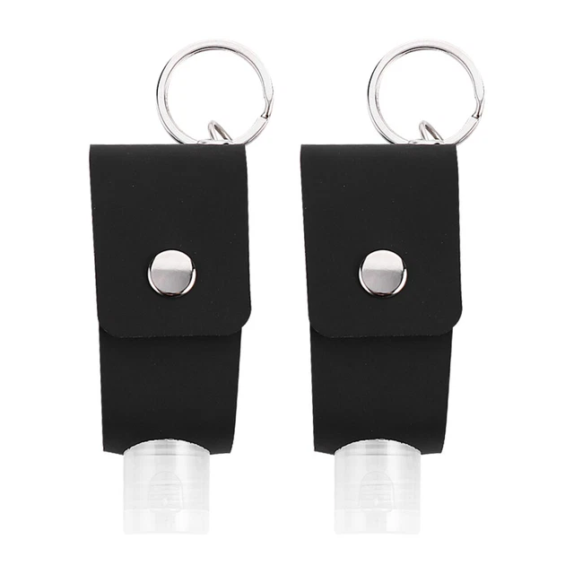 2 Sets Bottle Set Refillable Flip Cap Bottles Lipstick Holder Key Ring Gel Child
