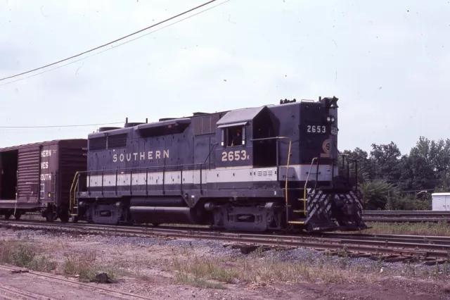 Original 1979 Kodachrome Railroad Slide Southern Railway 2653 Emd Gp35