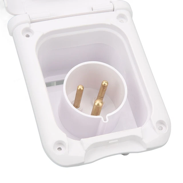 Kit de cable de generador de 50 amperios y caja de entrada de energía, 15 m, cable de alimentación de generador NEMA 14-50P/SS2-50R STW 6/3+8/1 AWG con conector de bloqueo