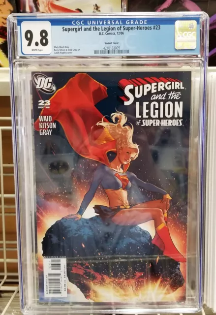 Supergirl And The Legion Of Super-Heroes #23 Adam Hughes Variant Cgc 9.8 White
