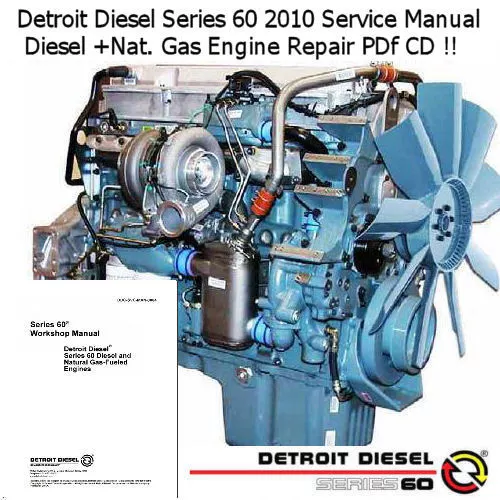 Detroit Diesel Series 60 Service Manual Diesel Engine Repair Workshop PDF CD !!