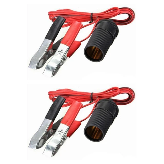 2pcs 1pcs 1,5 m de batterie Terminal Clip Clip-on Light Pobit Adapter