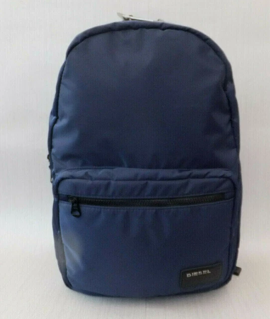 Sac à dos unisexe DIESEL F DISCOVER sac de voyage sac d'école neuf avec étiquettes marine