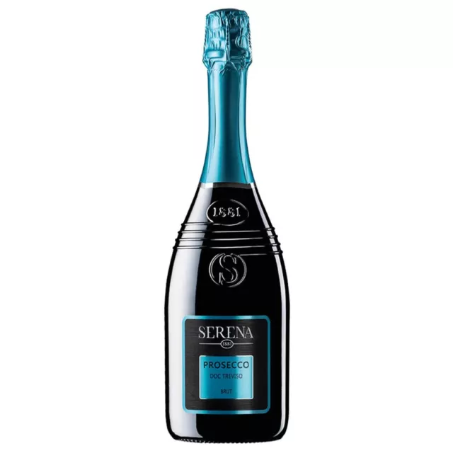 Prosecco 1881 Serena  Doc Treviso Brut Cl.75 Collo Da 6 Bottiglie