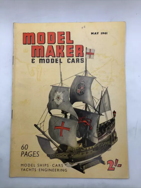 Model Maker & Model Cars Magazine Vol.11 #125 May 1961 Model Ships~Cars~Yachts