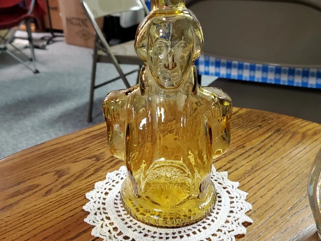 Vintage Wheaton "Continental General American Army "Glass Bottle