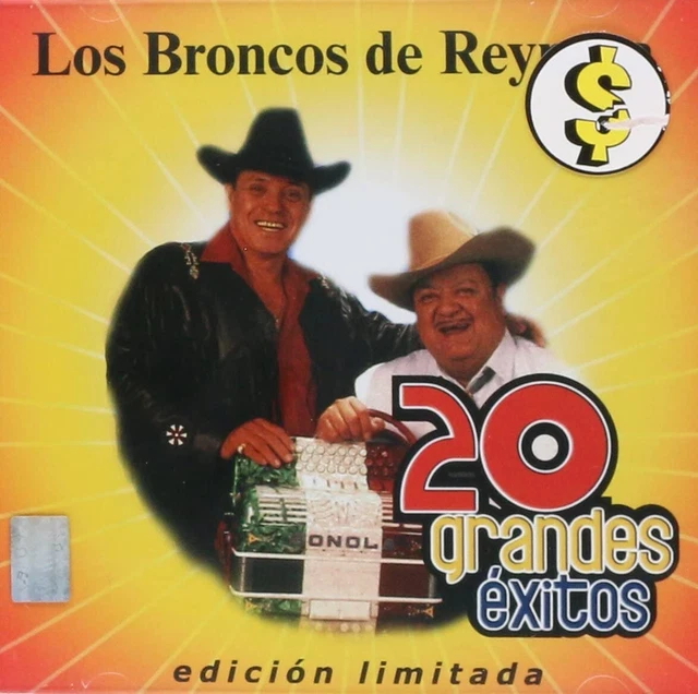 Los Broncos De Reynosa 20 Grandes Exitos Cd Original Brand New Sealed Mexican Ed