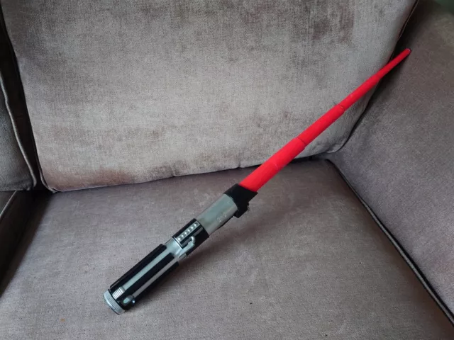 Star Wars Darth Vader Lightsaber 2015 Hasbro Flick Out Red