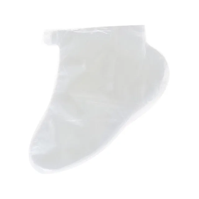 100pcs Clear Plastic Disposable Bath Liner Foot Pedicure Spa Wax Cover Bag .SJA