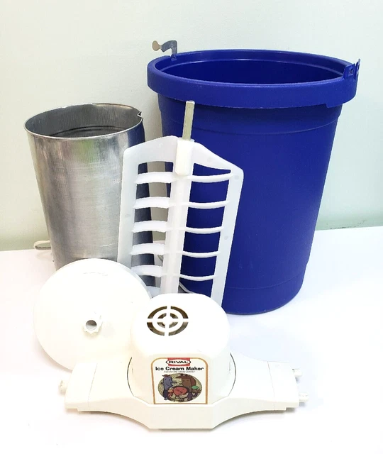 VINTAGE RIVAL ELECTRIC 8605 ICE CREAM MAKER 6 Quart *USA *TESTED* 29.