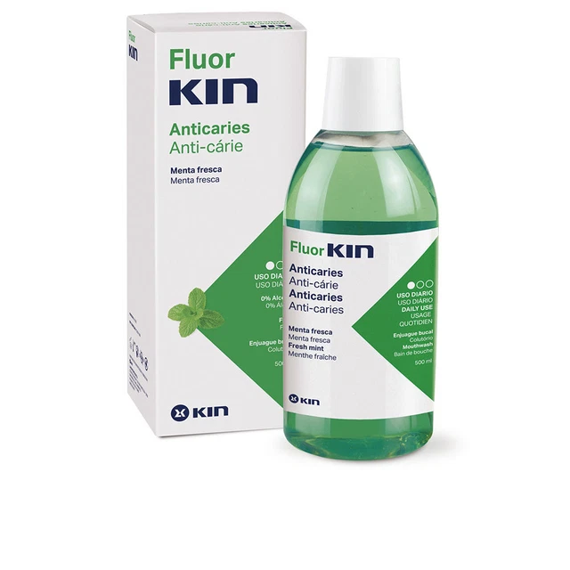 Hygiène Kin unisex FLUORKIN ANTICARIES enjuague bucal 500 ml