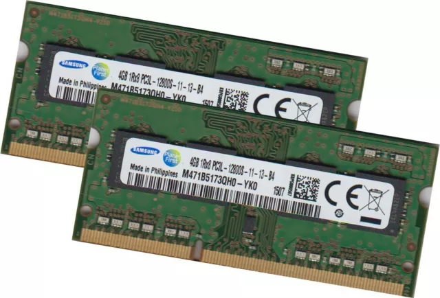 Samsung 8Gb 2x 4Gb Ram 1600 Mhz f. Apple Id MD387LL/A, MD388LL/A, MD389LL/A