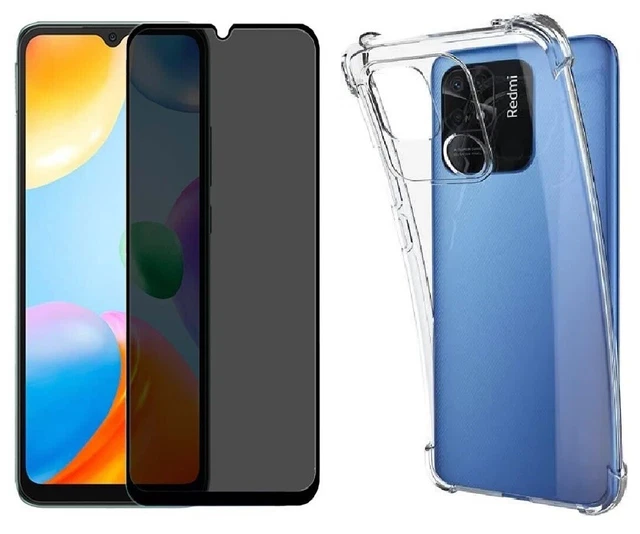 Coque Etui + Verre Trempé Anti Espion pour Xiaomi Redmi Note 11 / 11S 4G / 12
